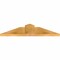 Ekena Millwork Portland Rough Sawn Timber Gable Bracket, Western Red Cedar, 36"W x 9"H x 2"D x 6"F, 6/12 Pitch GBW036X09X0206POR00RWR - alternate 2